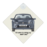 MGTF 160 2002-05 Car Window Hanging Sign